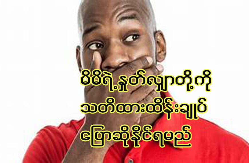 မိမိရဲ့ နှုတ်ကြောင့် သူတစ်ပါးကို သေသွားစေနိုင်သလို အစကောင်းတစ်ခုကိုလည်း ဖန်တီးယူ နိုင်လို့ရပါတယ်။