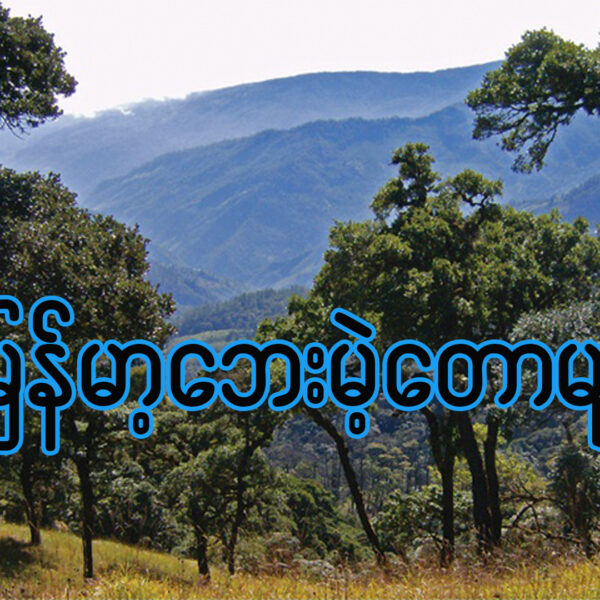 “မြန်မာ့ဘေးမဲ့တောများ”