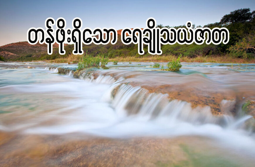 တန်ဖိုးရှိသော ရေချို သယံဇာတ