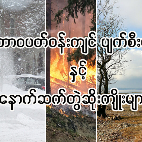 သဘာဝတရားပျက်စီးမှုများနှင့်နောက်ဆက်တွဲဆိုးကျိုးများ