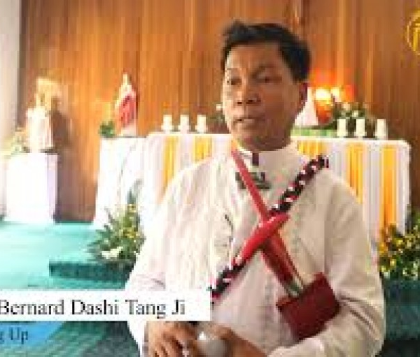 Fr. Bernard Dashi Tang Ji ၏ ရဟန်းဝါတော် ၂၅ နှစ်ပြည့် ဂျူဗလီ ကျေးဇူး တင်မစ္ဆားတရား ကျင်းပခြင်း