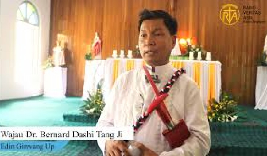 Fr. Bernard Dashi Tang Ji ၏ ရဟန်းဝါတော် ၂၅ နှစ်ပြည့် ဂျူဗလီ ကျေးဇူး တင်မစ္ဆားတရား ကျင်းပခြင်း