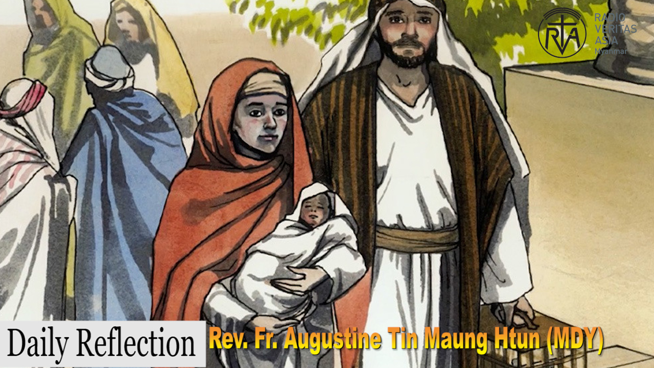 ဖာသာရ် Augustine တင်မောင်ထွန်း (မန္တလေး) သူငယ်တော်အား ကျောင်းတော်၌ အပ်နှံပူဇော်ပွဲတနင်္ဂနွေနေ့ဩဝါဒ ၂၊ ၂၊ ၂၀၂၅