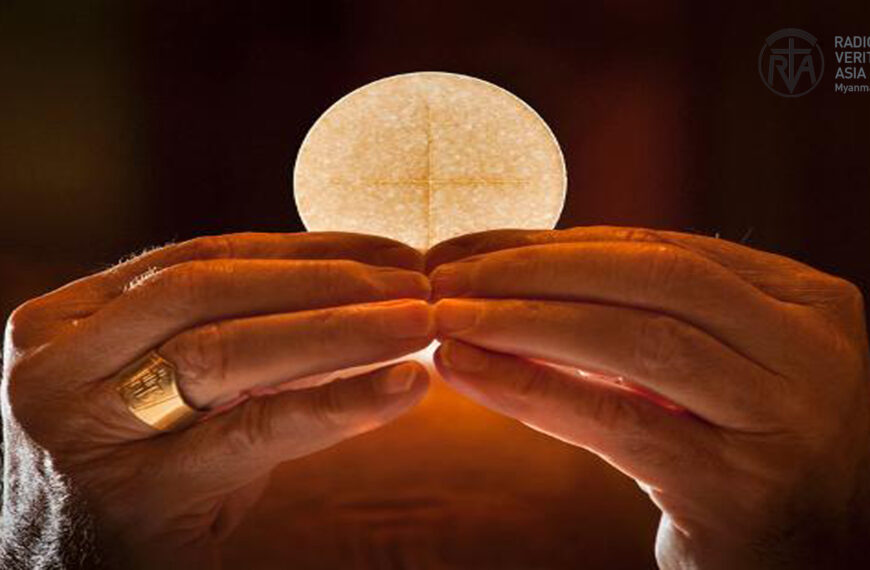 ဖာသာရ် Augustine တင်မောင်ထွန်း (မန္တလေး) အလွန်မွန်မြတ်သောကိုယ်တော်၏ အသားတော်နှင့် အသွေးတော်ပွဲနေ့ တနင်္ဂနွေနေ့ ဩဝါဒ  ၁၊ ၆၊ ၂၀၂၄