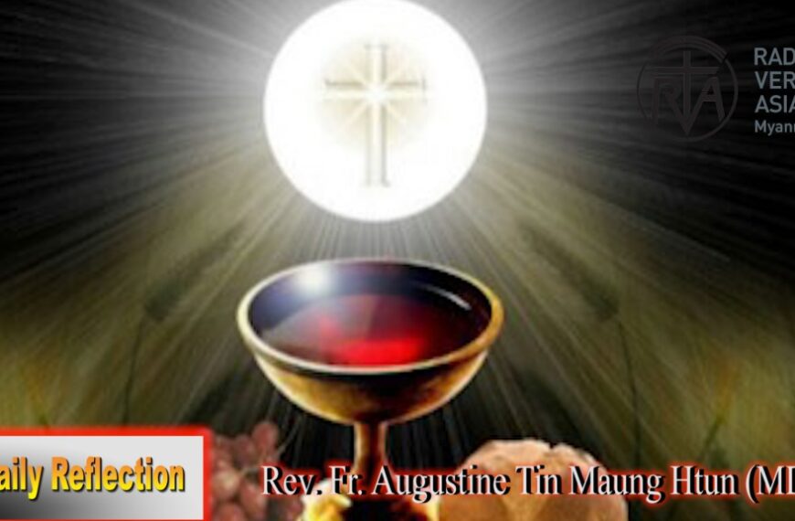 ဖာသာရ် Rev. Fr. Augustine တင်မောင်ထွန်း (မန္တလေး) အလွန်မွန်မြတ််သောကိုယ်တော်၏အသားတော်နှင့်အသွေးတော်ပွဲ တနင်္ဂနွေနေ့ ဩဝါဒ ၁၁၊ ၆၊ ၂၀၂၃