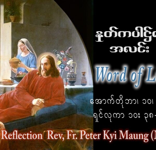 ဖာသာရ် Peter ကြည်မောင် (မန္တလေး) ၂၇ ကြိမ်မြောက်သာမန်သီတင်းပတ် အင်္ဂါနေ ဩဝါဒ ၁၀၊ ၁၀၊ ၂၀၂၃
