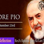 ဖာသာရ် Alphonse အောင်ကိုလတ် (မန္တလေး)  (၂၄) ကြိမ်မြောက်သာမန်သီတင်းပတ် စနေနေ့ ဩဝါဒ ၂၃၊ ၉၊ ၂၀၂၃