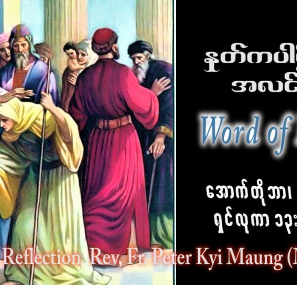 ဖာသာရ် peter ကြည်မောင် (မန္တလေး) ၃၀ ကြိမ်မြောက်သာမန် တနင်္လာနေ့ ဩဝါဒ ၃၀၊ ၁၀၊ ၂၀၂၃