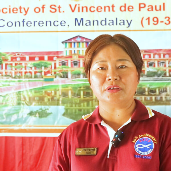 စိန်ဗင်းဆင်းဒီပေါလ်အသင်း၊ စိန်ဂျွန်းကွန်ဖရင့် တာဝန်ခံ ထရေဇား ဒေါ်ဆိုင်းဘူနှင့် တွေ့ဆုံမေးမြန်းခြင်း။