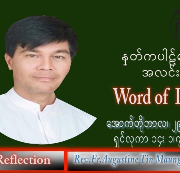 ဖာသာရ် Augustine တင်မောင်ထွန်း (မန္တလေး) သာမန်ကာလ (၃၀) ကြိမ်မြောက် စနေနေ့ သြဝါဒ ၂၉၊ ၁၀၊ ၂၀၂၂