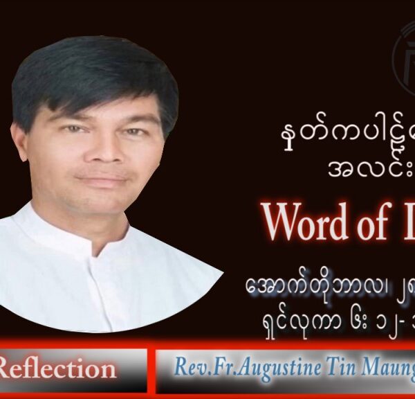 ဖာသာရ် Augustine တင်မောင်ထွန်း (မန္တလေး) သာမန်ကာလ (၃၀) ကြိမ်မြောက် သောကြာနေ့ သြဝါဒ ၂၈၊ ၁၀၊ ၂၀၂၂