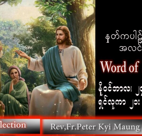 ဖာသာရ် peter ကြည်မောင် (မန္တလေး) သာမန်ကာလ (၃၄) ကြိမ်မြောက် ကြာသပတေးနေ့ သြဝါဒ ၂၄၊ ၁၁၊ ၂၀၂၂
