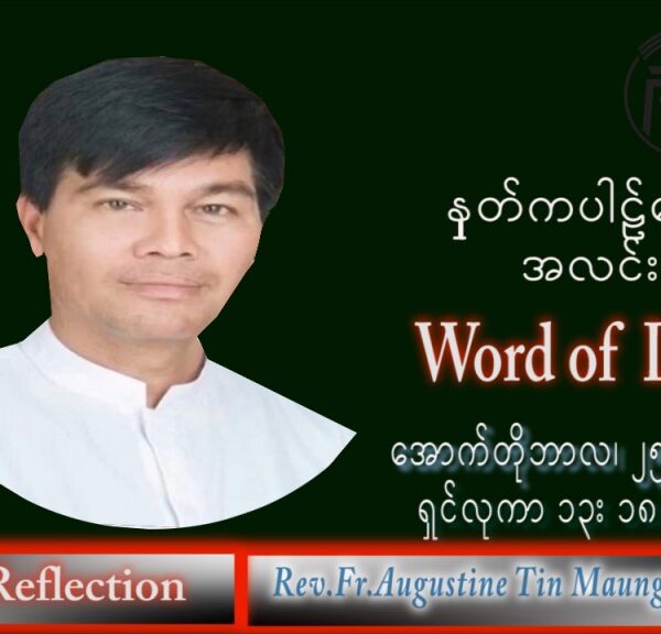 ဖာသာရ် Augustine တင်မောင်ထွန်း (မန္တလေး) သာမန်ကာလ (၃၀) ကြိမ်မြောက် အင်္ဂါနေ့ သြဝါဒ ၂၅၊ ၁၀၊ ၂၀၂၂