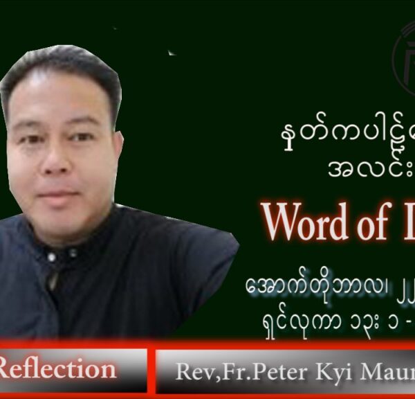 ဖာသာရ် peter ကြည်မောင် (မန္တလေး) သာမန်ကာလ (၂၉) ကြိမ်မြောက် စနေနေ့ သြဝါဒ ၂၂၊ ၁၀၊ ၂၀၂၂
