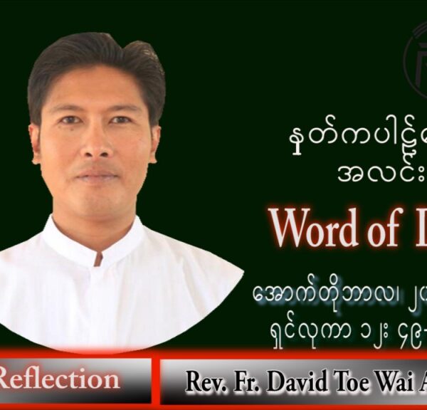 ဖာသာရ် David တိုးဝေအောင် (မန္တလေး) သာမန်ကာလ (၂၉) ကြိမ်မြောက် ကြာသပတေးနေ့ သြဝါဒ ၂၀၊ ၁၀၊ ၂၀၂၂