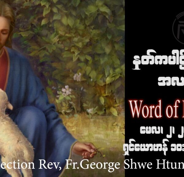 ဖာသာရ် George ရွှေထွန်း(ရန်ကုန်) ပါစကားကာလစတုတ္ထသီတင်းပတ် အင်္ဂါနေ့ဩဝါဒ ၂၊ ၅၊ ၂၀၂၃