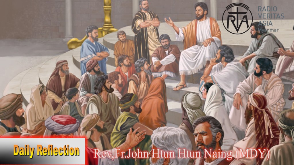 ဖာသာရ် Rev. Fr. John ထွန်းထွန်းနိုင်(မန္တလေး) သာမန်ကာလနဝမမြောက်သီတင်းပတ် ဗုဒ္ဓဟူးနေ့ ဩဝါဒ ၇၊ ၆၊ ၂၀၂၃