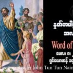 ဖာသာရ် Rev. Fr. John ထွန်းထွန်းနိုင်(မန္တလေး) ပါစကားကာလပဥ္စမသီတင်းပတ် တနင်္လာနေ့ ဩဝါဒ ၈၊ ၅၊ ၂၀၂၃