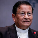 ပုပ်ရဟန်းမင်းကြီးအသစ်သည် ငြိမ်းချမ်းရေးရဲ့ မီးရှူးတန်ဆောင်ဖြစ်ပါစေကြောင်း ကာဒီနယ်ချားလ်ဘို မှဆုတောင်းပေး။