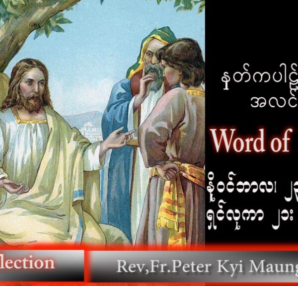 ဖာသာရ် peter ကြည်မောင် (မန္တလေး) သာမန်ကာလ (၃၄) ကြိမ်မြောက် ဗုဒ္ဓဟူးနေ့ သြဝါဒ ၂၃၊ ၁၁၊ ၂၀၂၂