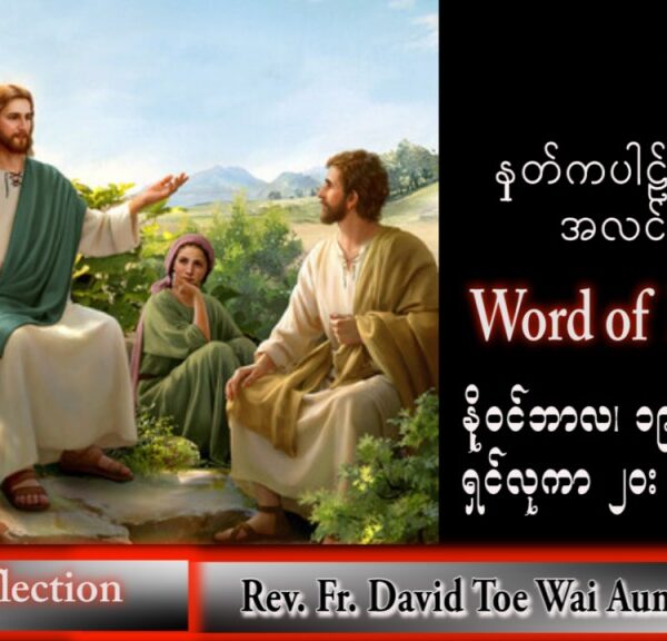 ဖာသာရ် David တိုးဝေအောင် (မန္တလေး) သာမန်ကာလ (၃၃) ကြိမ်မြောက် စနေနေ့ သြဝါဒ ၁၉၊ ၁၁၊ ၂၀၂၂