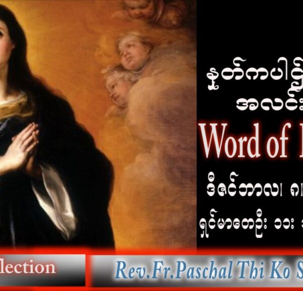 ဖာသာရ် Paschal သီကိုရှင်း(စလေးရှင်း) အာဒ်ဝင်တူးကာလဒုတိယ ကြာသပတေးနေ့ သြဝါဒ ၈၊ ၁၂၊ ၂၀၂၂