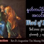ဖာသာရ် Augustine တင်မောင်ထွန်း (မန္တလေး) သန့်ရှင်းသောအိမ်ထောင်ဆုပွဲသောကြာနေ့ သြဝါဒ ၃၀၊ ၁၂၊ ၂၀၂၂