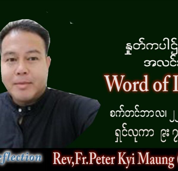 ဖာသာရ် Peter ကြည်မောင် (မန္တလေး) သာမန်ကာလ (၂၅) ကြိမ်မြောက် ကြာသပတေးနေ့ သြဝါဒ ၂၂၊ ၉၊ ၂၀၂၂