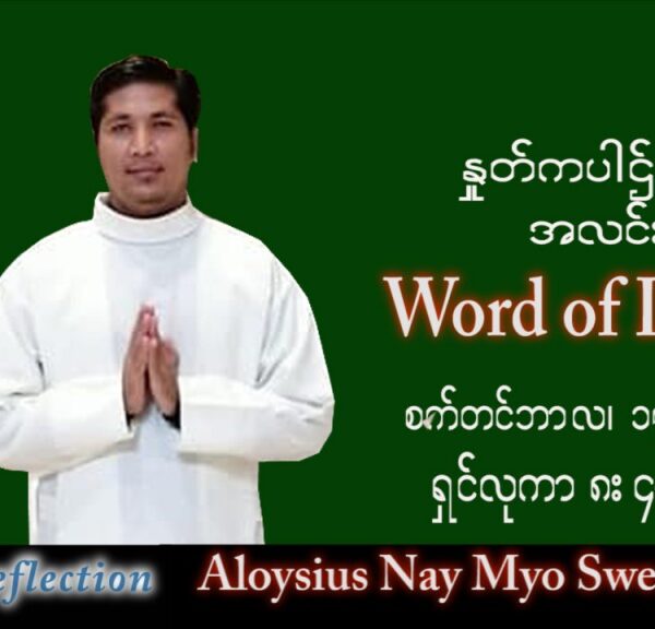 ဖာသာရ် Aloysius နေမျိုးဆွေ (မန္တလေး) သာမန်ကာလ (၂၄) ကြိမ်မြောက် စနေနေ့ သြဝါဒ ၁၇၊ ၉၊ ၂၀၂၂