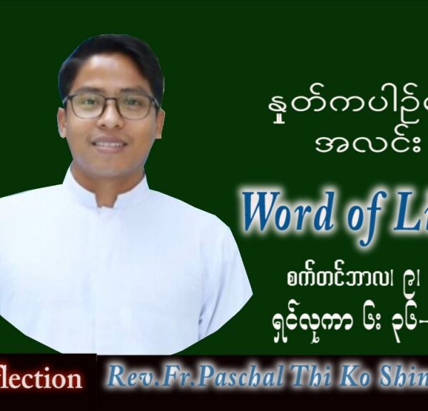 ဖာသာရ် Paschal သီကိုရှင်း(စလေးရှင်း) သာမန်ကာလ (၂၃) ကြိမ်မြောက် သောကြာနေ့ သြဝါဒ ၉၊ ၉၊ ၂၀၂၂