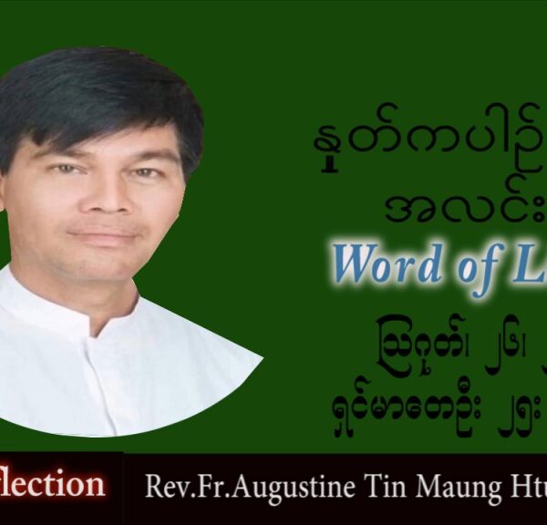 ဖာသာရ် Augustine တင်မောင်ထွန်း (မန္တလေး) သာမန်ကာလ (၂၁) ကြိမ်မြောက် သောကြာနေ့ သြဝါဒ ၂၆၊ ၈၊ ၂၀၂၂