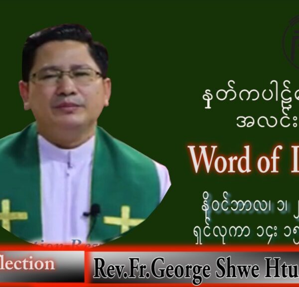 ဖာသာရ် George ရွှေထွန်း(ရန်ကုန်) သာမန်ကာလ (၃၁) ကြိမ်မြောက် အင်္ဂါနေ့ သြဝါဒ ၁၊ ၁၁၊ ၂၀၂၂