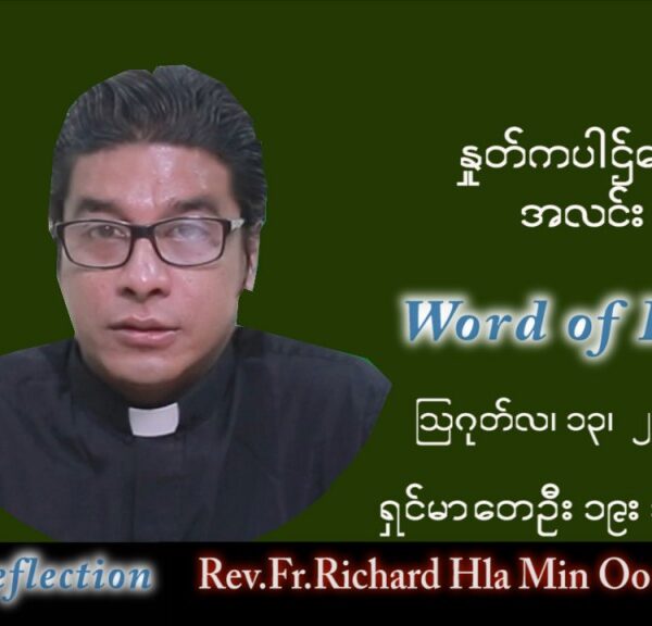 ဖာသာရ် Richard လှမင်းဦး (မန္တလေး) သာမန်ကာလ (၁၉) ကြိမ်မြောက် စနေနေ့ သြဝါဒ ၁၃၊ ၈၊ ၂၀၂၂
