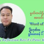 ဖာသာရ် ပီတာကြည်မောင် (၂၁) ကြိမ်မြောက် သာမာန် တနင်္ဂနွေနေ့ ဩဝါဒ ဩဂုတ်လ ၂၂ ၊ ၂၀၂၁