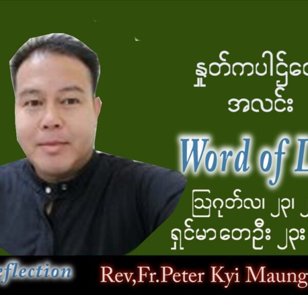 ဖာသာရ် Peter ကြည်မောင် (မန္တလေး) သာမန်ကာလ (၂၁) ကြိမ်မြောက် အင်္ဂါနေ့ သြဝါဒ ၂၃၊ ၈၊ ၂၀၂၂