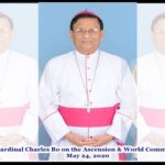 သခင်ယေဇူးမိုးကောင်းကင်တက်ကြွပွဲနှင့် ကမ္ဘာ့ဆက်သွယ်ရေးတနင်္ဂနွေနေ့ ကာဒီနယ်ချာစ်းလ်ဘို၏ တရားတော်