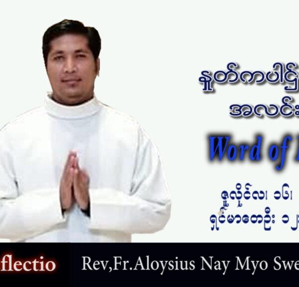 ဖာသာရ် Aloysius နေမျိုးဆွေ (မန္တလေး) သာမန်ကာလ (၁၆) ကြိမ်မြောက် တနင်္လာနေ့ သြဝါဒ ၁၈၊ ၇၊ ၂၀၂၂ တ