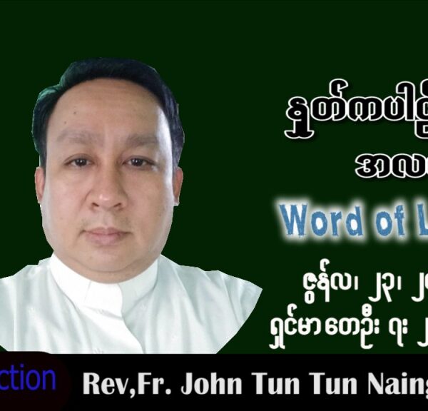 ဖာသာရ် John ထွန်းထွန်းနိုင်(မန္တလေး) သာမန်ကာလ (၁၂) ကြိမ်မြောက် ကြာသပတေးနေ့ သြဝါဒ ၂၃၊ ၆၊ ၂၀၂၂