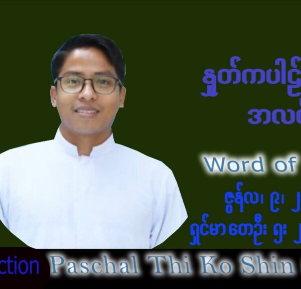 ဖာသာရ် Paschal သီကိုရှင်(စလေးရှင်း)သာမန်ကာလ (၁၀) ကြိမ်မြောက် ကြာသပတေးနေ့ သြဝါဒ ၉၊ ၆၊ ၂၀၂၂