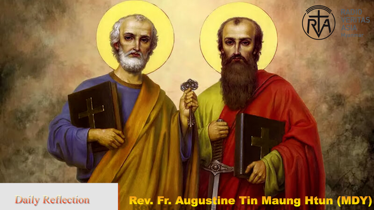 ဖာသာရ် Augustine Tin Maung Htun (မန္တလေးကက်သလစ်ဂိုဏ်းချုပ်သာသနာ) ရှင်ပေတရုနှင့်ရှင်ပေါလ်လုတမန်တော်ကြီများပွဲနေ့တနင်္ဂနွေနေ့ဩဝါဒ ၂၉၊ ၆၊ ၂၀၂၅