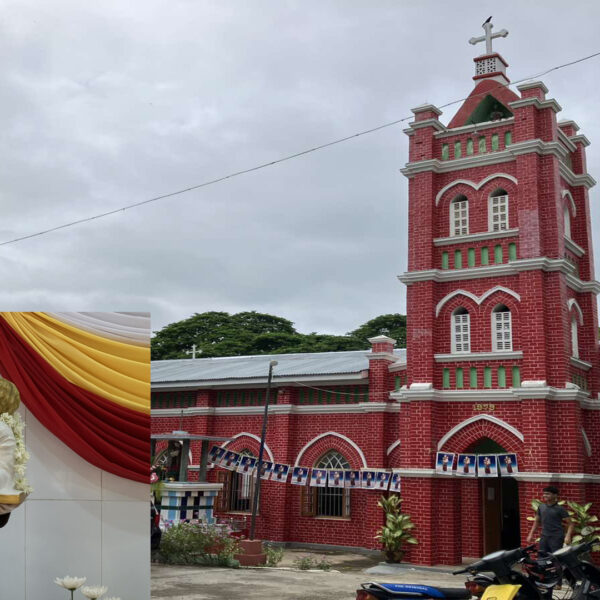 မိတ္ထီလာစီရင်စု စိန့်အန်ထော်နီ ဘုရားကျောင်းပွဲကျင်းပခြင်း။