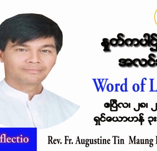 ဖာသာရ် Augustine တင်မောင်ထွန်း(မန္တလေး) ပါစကားကာလဒုတိယအပတ် ကြာသပတေးနေ့ သြဝါဒ ဧပြီလ ၂၈၊ ၂၀၂