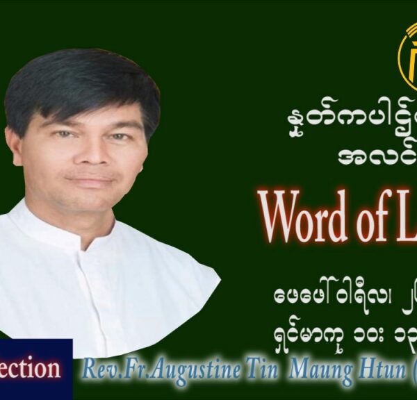 ဖာသာရ် Augustine တင်မောင်ထွန်း(မန္တလေး) သာမာန်ကာလသတ္တမပတ် စေနနေ့ ဩဝါဒ ဖေဖော်ဝါရီလ ၂၆၊ ၂ ၊ ၂၀၂၂