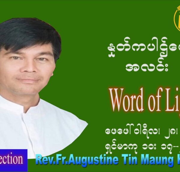 ဖာသာရ် Augustine တင်မောင်ထွန်း(မန္တလေး) သာမာန်ကာလအဌမပတ် တနင်္လာနေ့ ဩဝါဒ ဖေဖော်ဝါရီလ ၂၈၊ ၂ ၊ ၂၀၂၂