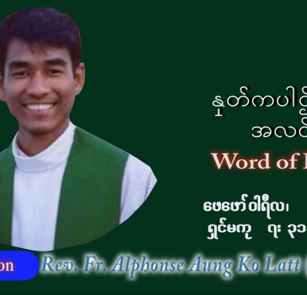 ဖာသာရ် Alphonse အောင်ကိုလတ် (MDY) သာမာန်ကာပဉ္စမပတ် သောကြာနေ့ သြဝါဒ ဖေဖော်ဝါရီလ ၁၁၊ ၂၀၂၂