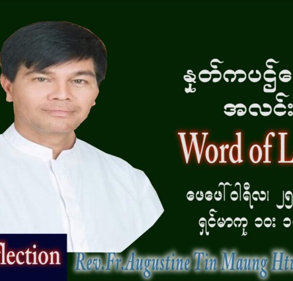 ဖာသာရ် Augustine တင်မောင်ထွန်း(မန္တလေး) သာမာန်ကာလသတ္တမပတ် သောကြာနေ့ ဩဝါဒ ဖေဖော်ဝါရီလ ၂၅၊ ၂ ၊ ၂၀၂၂