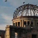 ရဟန်းမင်းကြီးလီယို (၁၄) မှ ‘ဟီရိုရှီးမားငြိမ်းချမ်းရေးပြယုဂ်ဖြစ်ပါစေသား’ ဟုဆန္ဒပြုဆုတောင်း။