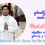 ဖာသာရ် Aloysius နေမျိုးဆွေ (မန္တလေး) သာမာန်ကာလဒုတိယပတ် တနင်္လာနေ့ ဩဝါဒ ဇန်နဝါရီလ ၁၇၊ ၁ ၊ ၂၀၂၂