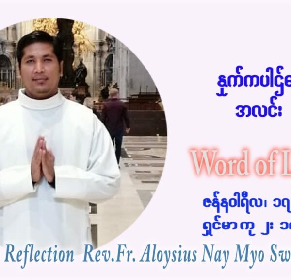 ဖာသာရ် Aloysius နေမျိုးဆွေ (မန္တလေး) သာမာန်ကာလဒုတိယပတ် တနင်္လာနေ့ ဩဝါဒ ဇန်နဝါရီလ ၁၇၊ ၁ ၊ ၂၀၂၂