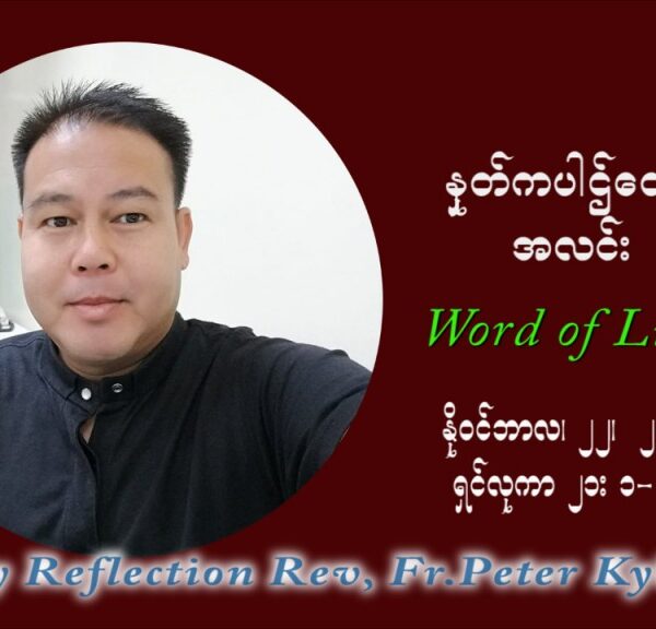 ဖာသာရ် ပီတာကြည်မောင် (၃၄) ကြိမ်မြောက် သာမာန်ရက်သတ္တပတ် တနလ်ာနေ့ ဩဝါဒ နိုဝင်ဘာလ ၂၂ ၊ ၂၀၂၁
